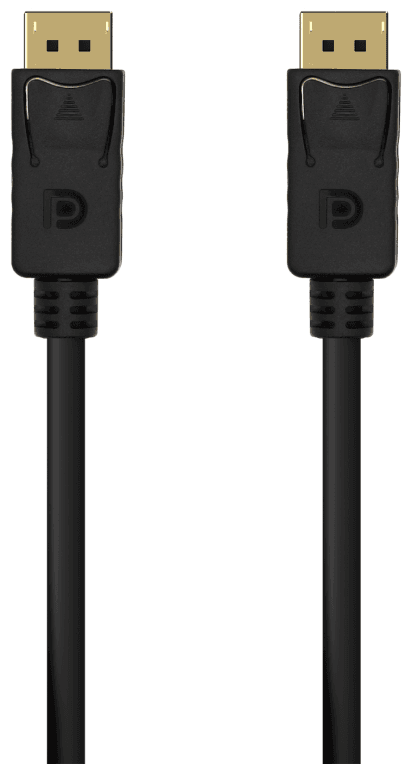 AISENS Cable DISPLAYPORT V1.2 4K@60Hz, DP/M-DP/M, Negro,1.5M