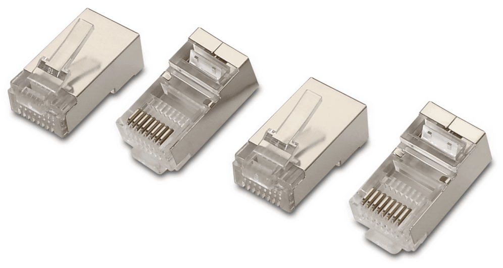 AISENS A139-0298 conector RJ-45 Acero inoxidable, Transparente