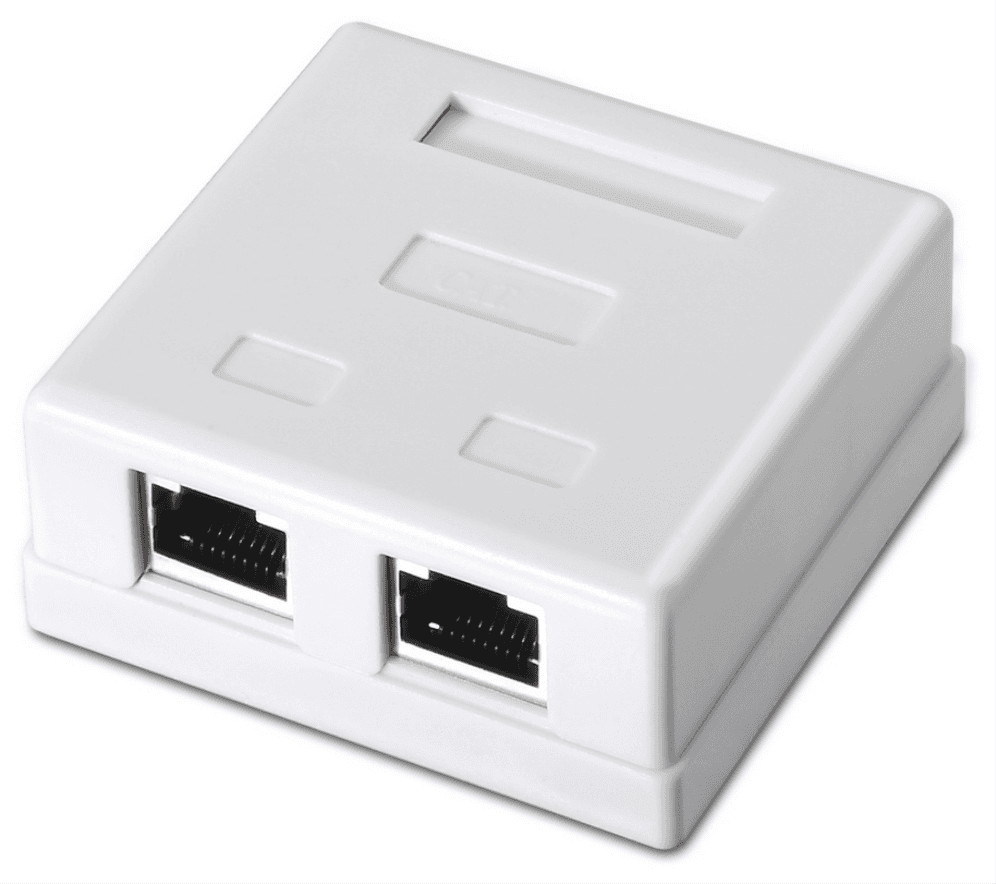 AISENS A139-0304 caja de conexiones de red Cat6 Blanco