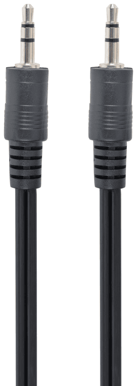 Gembird 1.2m, 3.5mm/3.5mm, M/M cable de audio 1,2 m 3,5mm Negro