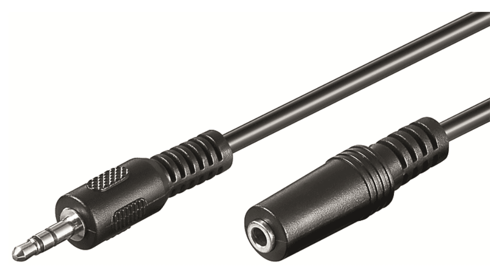 Ewent EC1651 cable de audio 3 m 3,5mm Negro