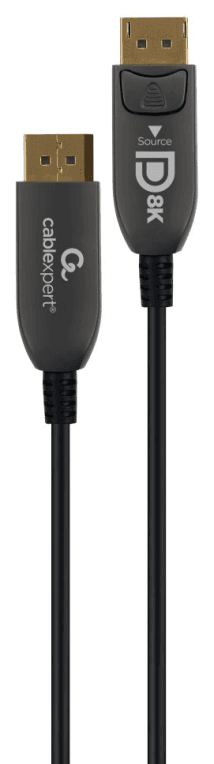 Gembird CC-DP8K-AOC-20M cable DisplayPort Negro