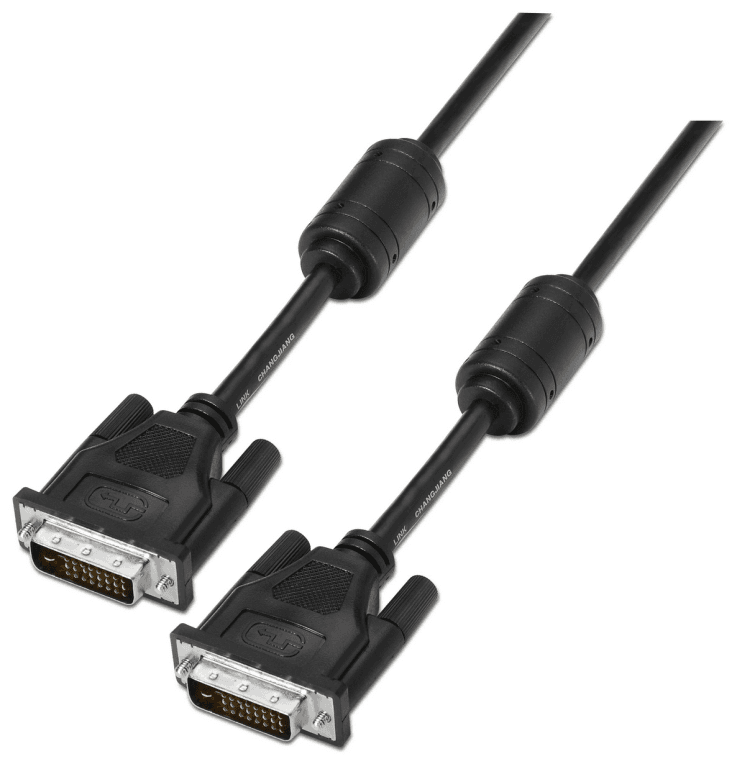 AISENS A117-0089 cable DVI 1,8 m DVI-D Negro