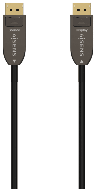 AISENS A155-0608 cable DisplayPort 20 m Negro