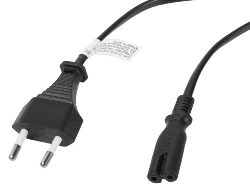Lanberg CA-C7CA-10CC-0030-BK cable de transmisión Negro 3 m C7 acoplador CEE7/16