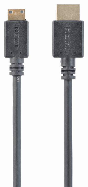 Gembird HDMI - mini HDMI, 3m cable HDMI HDMI tipo A (Estándar) HDMI Type C (Mini) Negro