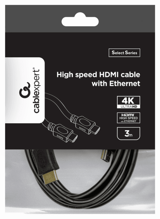 Gembird CC-HDMI4L-10 cable HDMI 3 m HDMI tipo A (Estándar) Negro, Naranja