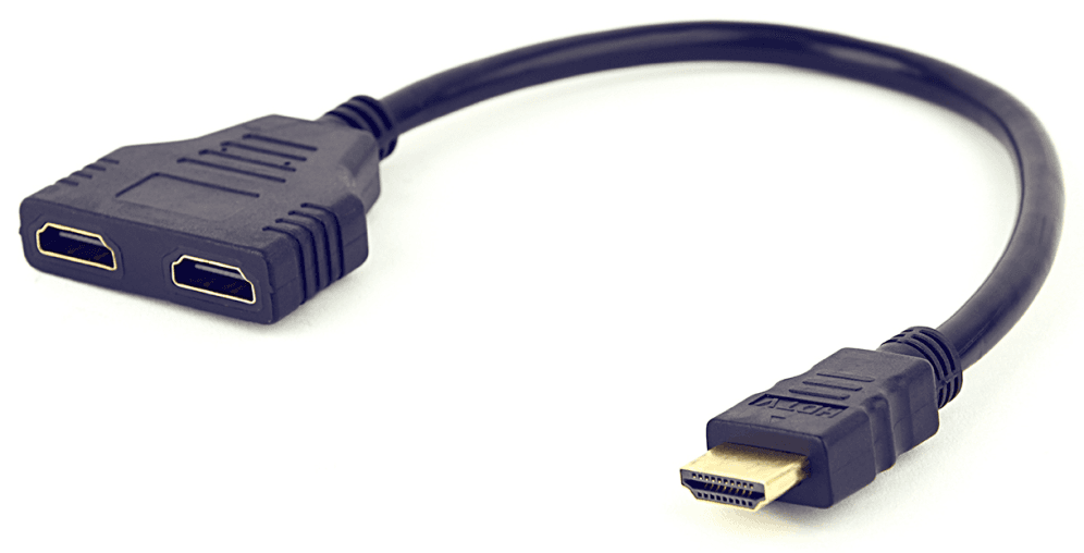 Gembird DSP-2PH4-04 cable HDMI HDMI tipo A (Estándar) 2 x HDMI Type A (Standard) Negro