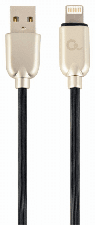 Cablexpert CC-USB2R-AMLM-1M cable de conector Lightning Negro