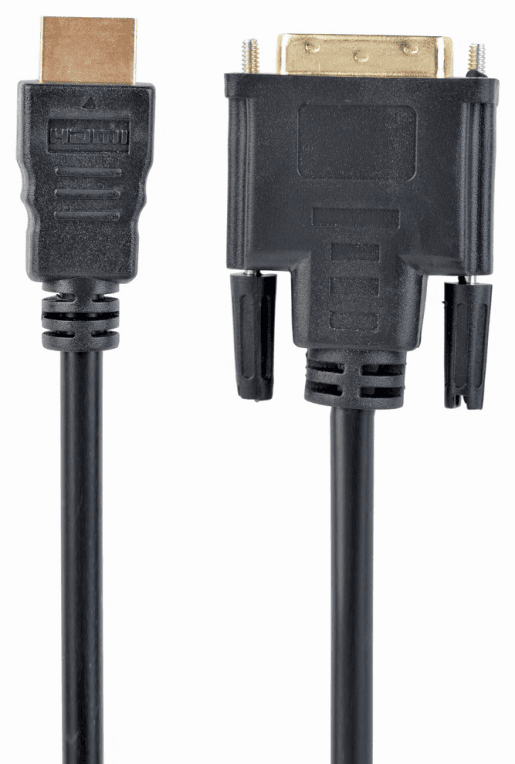 Gembird 5m, HDMI/DVI, M/M DVI-D Negro