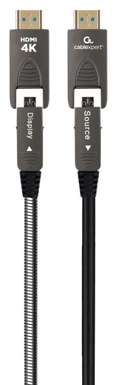 Gembird CCAP-HDMIDD-AOC-20M cable HDMI HDMI Type-A/HDMI Type-D Negro