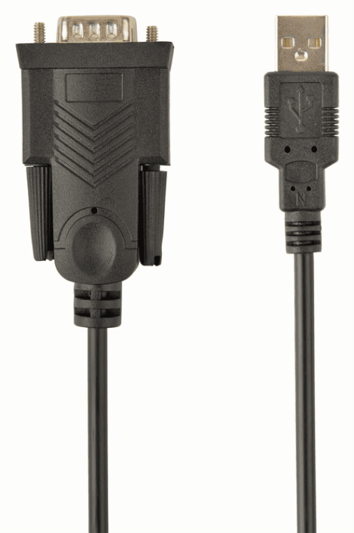 Gembird UAS-DB9M-02 cable de serie Negro 1,5 m USB tipo A DB-9