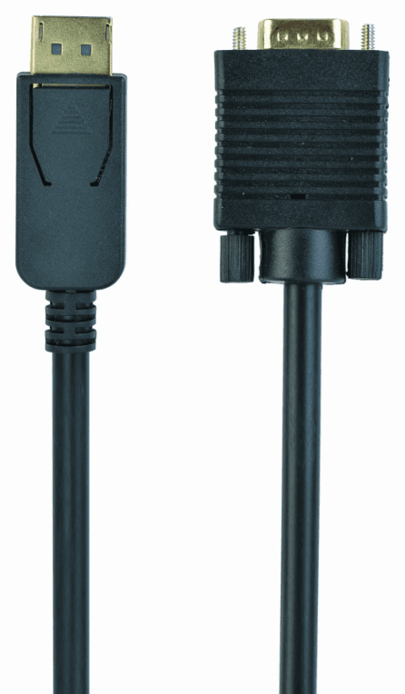 Gembird CCP-DPM-VGAM-6 adaptador de cable de vídeo 1,8 m VGA (D-Sub) DisplayPort Negro
