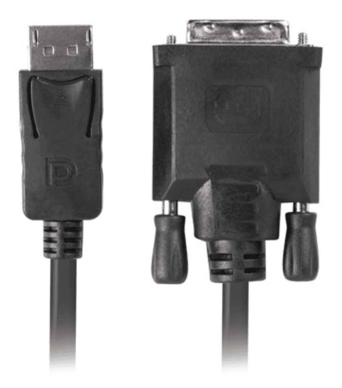 Lanberg CA-DPDV-10CU-0018-BK adaptador de cable de vídeo 1,8 m DisplayPort DVI-D Negro