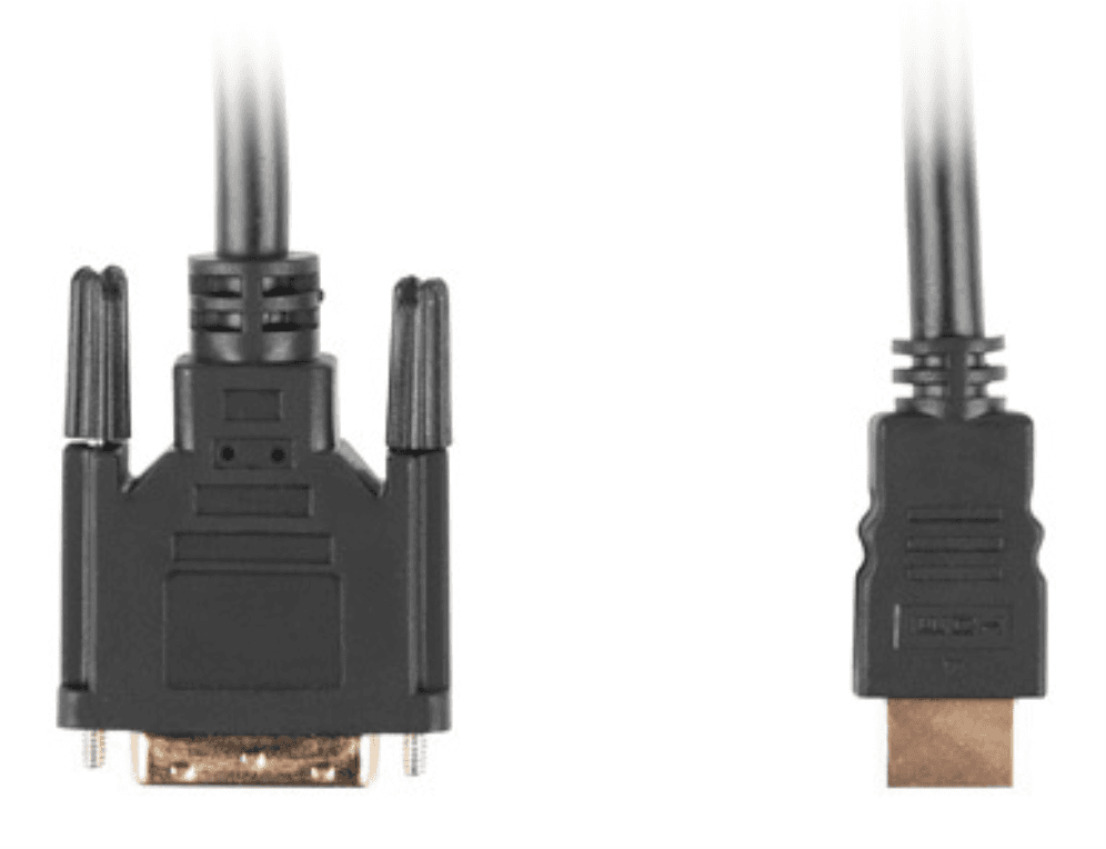 Lanberg CA-HDDV-10CC-0005-BK adaptador de cable de vídeo 0,5 m HDMI tipo A (Estándar) DVI-D Negro