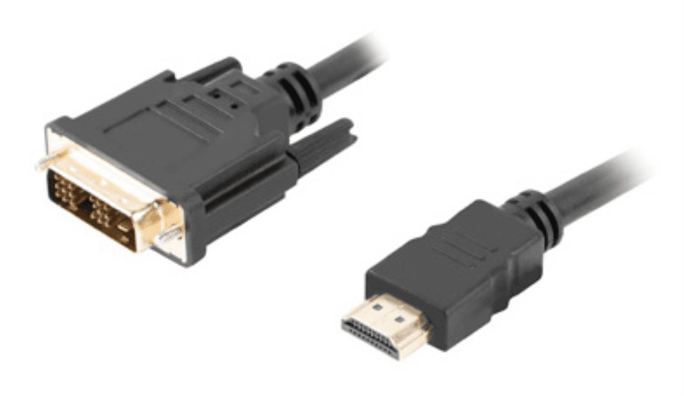Lanberg CA-HDDV-10CC-0018-BK adaptador de cable de vídeo 1,8 m HDMI tipo A (Estándar) DVI-D Negro