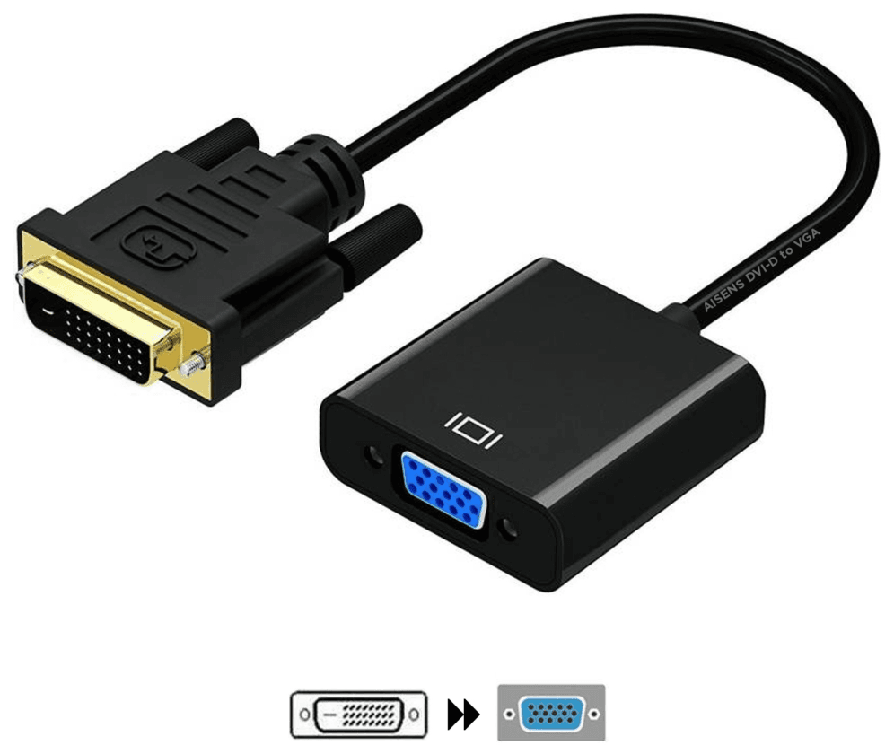 AISENS A147-0352 adaptador de cable de vídeo 0,1 m VGA (D-Sub)