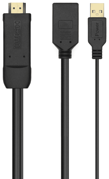 AISENS Conversor Activo HDMI 2.0 + USB Alim. a DISPLAYPORT V1.2, HDMI/M-USB/M-DP/H, Negro, 10CM