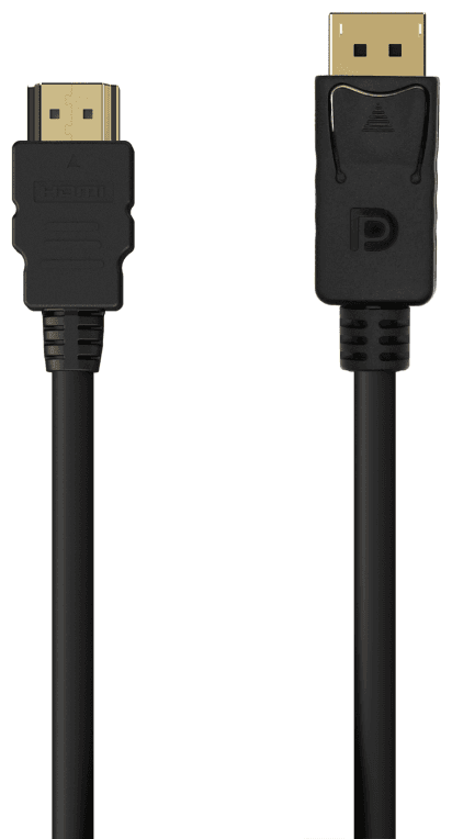 AISENS A125-0551 adaptador de cable de vídeo 1,5 m DisplayPort HDMI tipo A (Estándar) Negro