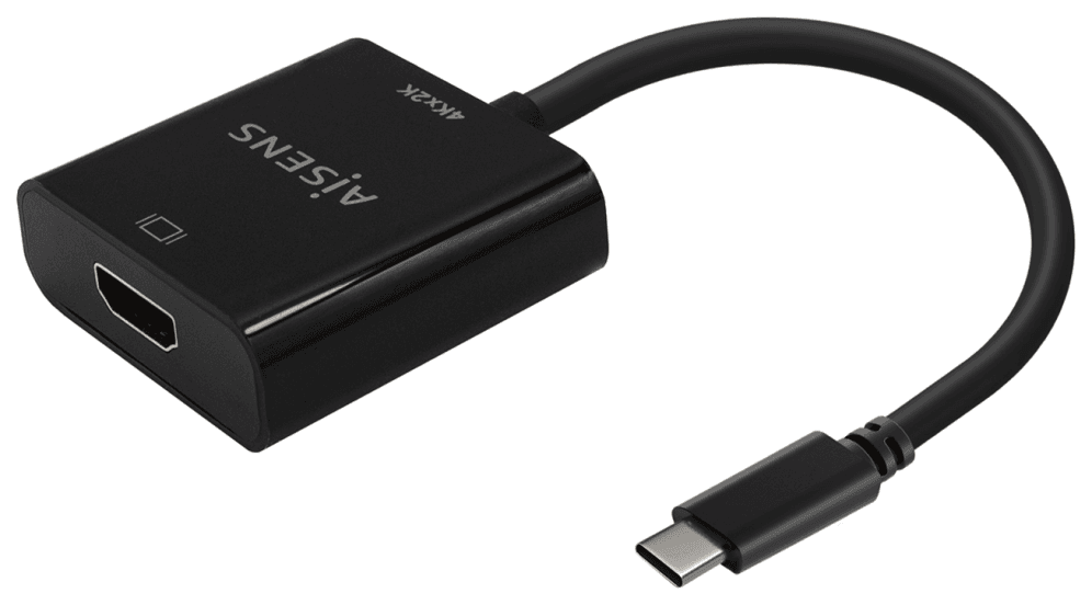 AISENS Conversor USB-C A HDMI 4K@30Hz, USB-C/M-HDMI/H, Negro, 15cm