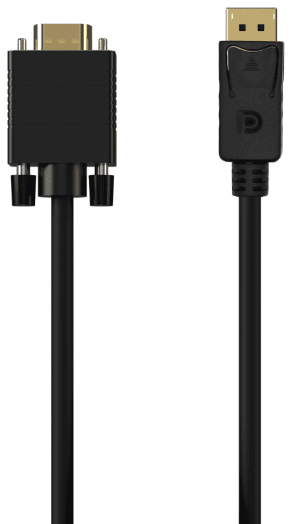 AISENS Cable Conversor DISPLAYPORT a VGA, DP/M-VGA/M, Negro, 1.0M