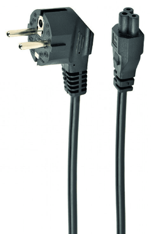 Gembird PC-186-ML12-0.5M cable de transmisión Negro 0,5 m CEE 7/7 C5 acoplador