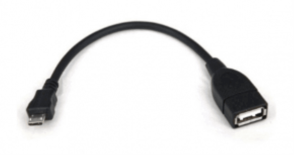 3GO C122 cable USB 0,15 m USB 2.0 Micro-USB B USB A Negro
