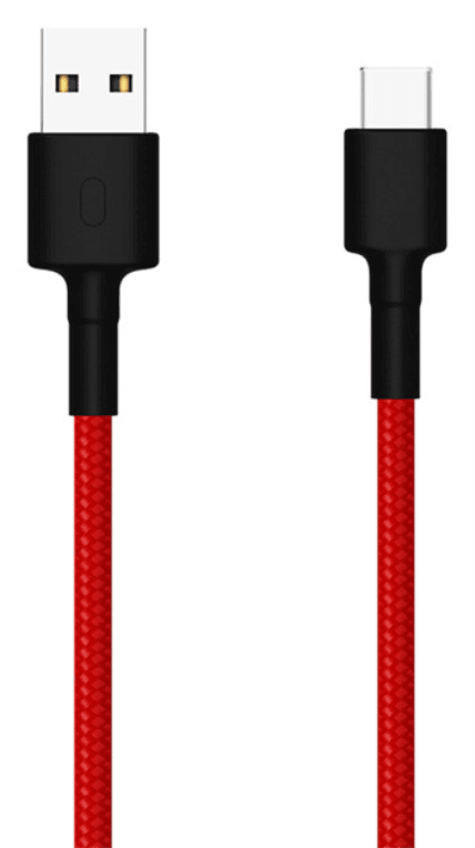 Xiaomi SJV4110GL cable USB 1 m USB A USB C Negro, Rojo