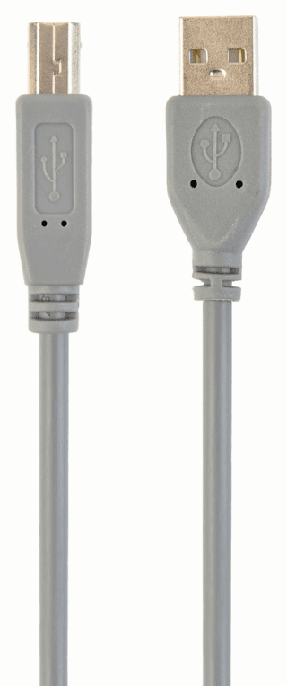 Gembird 1.8m USB 2.0 A/B M cable USB 1,8 m USB A USB B Gris