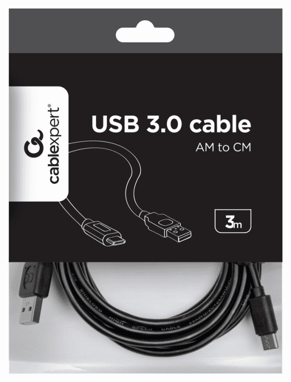Gembird CCP-USB2-AMCM-10 cable USB USB 2.0 3 m USB A USB C Negro
