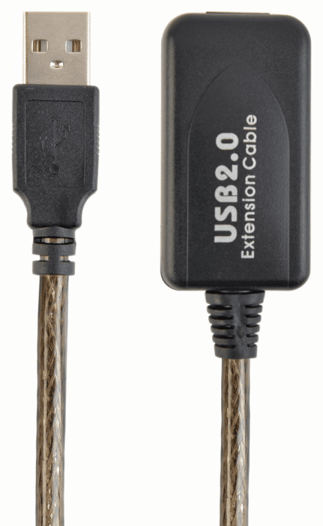 Gembird USB A/USB A M/F 10m cable USB USB 2.0 Negro