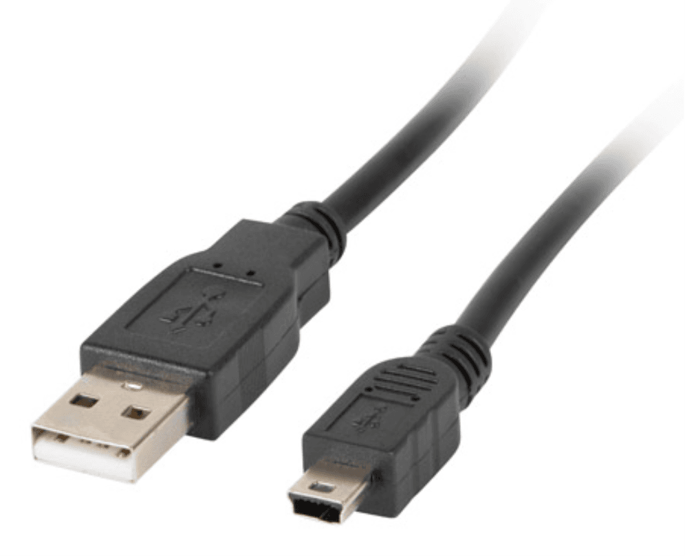 Lanberg CA-USBK-11CC-0018-BK cable USB USB 2.0 1,8 m Mini-USB A USB A Negro