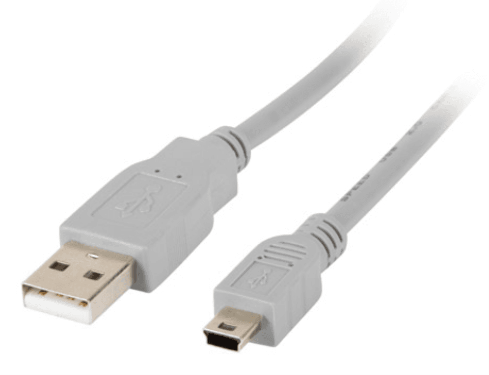 Lanberg CA-USBK-10CC-0018-S cable USB USB 2.0 1,8 m Mini-USB A USB A Gris