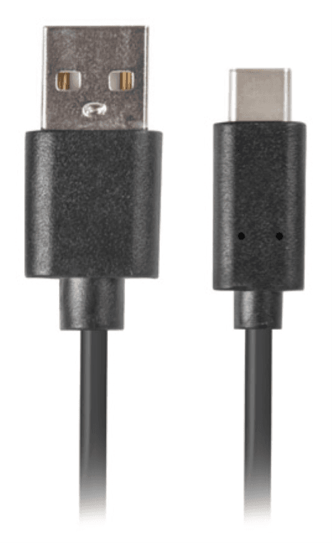 Lanberg CA-USBO-20CU-0010-BK cable USB USB 2.0 1 m USB A USB C Negro