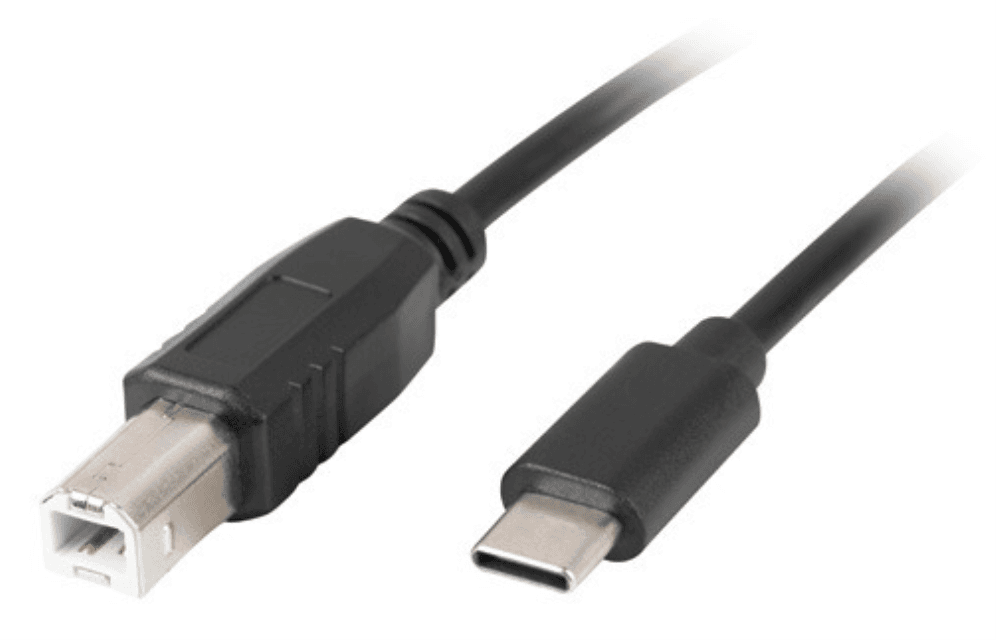 Lanberg CA-USBA-14CC-0018-BK cable USB USB 2.0 1,8 m USB B USB C Negro
