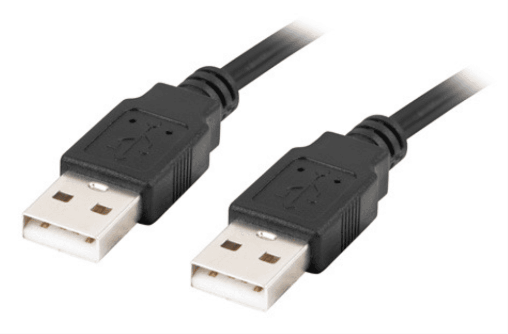 Lanberg CA-USBA-20CU-0010-BK cable USB USB 2.0 1 m Negro
