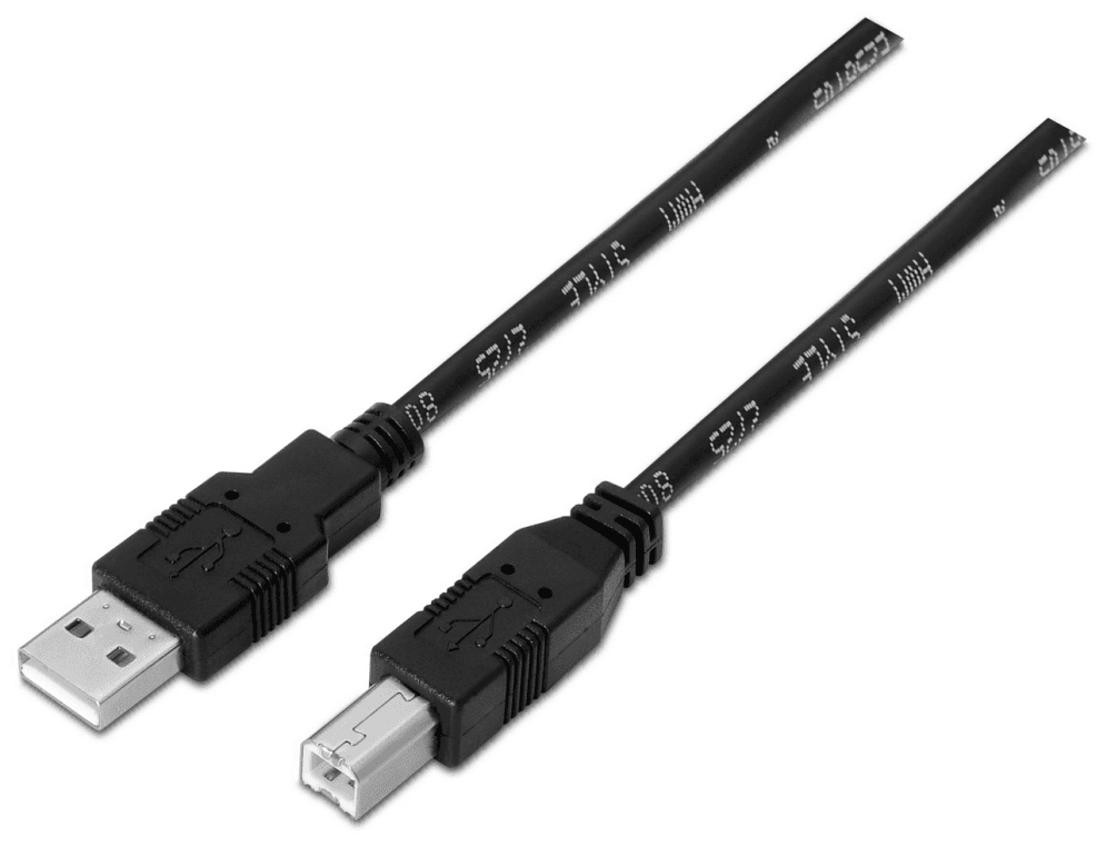 AISENS A101-0007 cable USB USB 2.0 3 m USB A USB B Negro