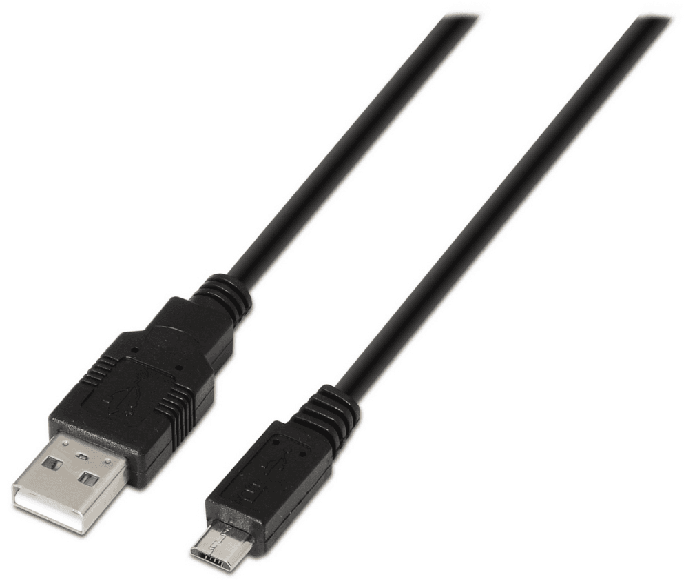 AISENS A101-0028 cable USB USB 2.0 1,8 m USB A Micro-USB B Negro