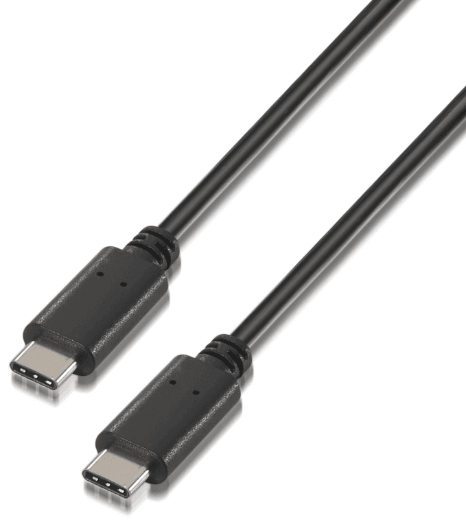 AISENS A107-0057 cable USB USB 2.0 2 m USB C Negro