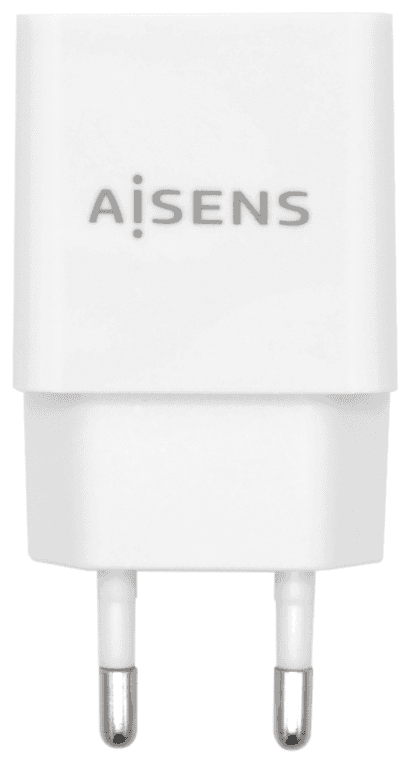 AISENS Cargador USB 10W Alta Eficiencia, 5V/2A, Blanco