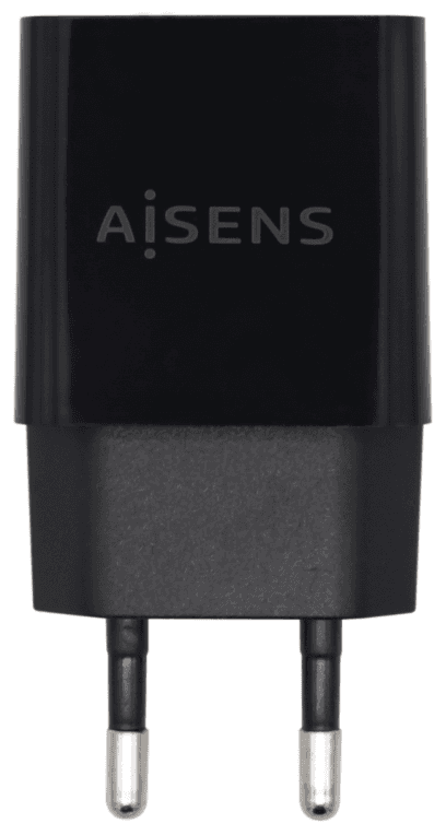 AISENS Cargador USB 10W Alta Eficiencia, 5V/2A, Negro