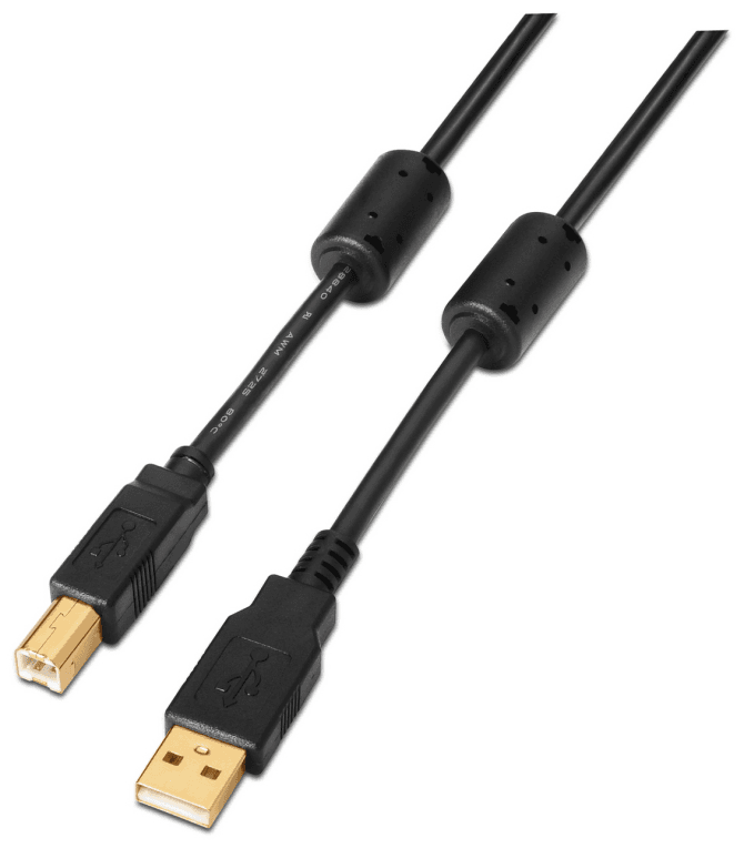 AISENS A101-0011 cable USB USB 2.0 5 m USB A USB B Negro