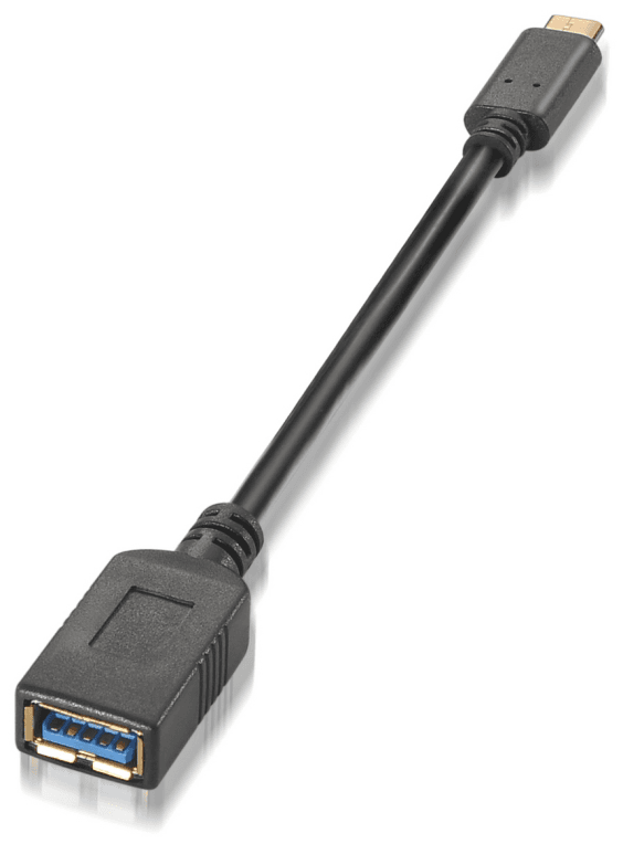 AISENS A107-0062 cable USB USB 3.2 Gen 1 (3.1 Gen 1) 0,15 m USB C USB A Negro