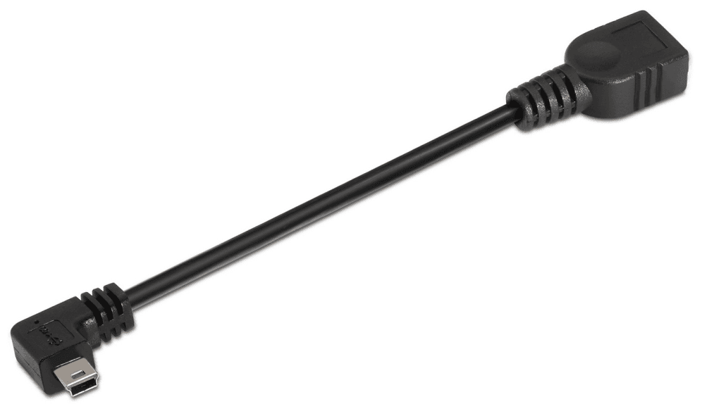 AISENS A101-0034 cable USB USB 2.0 0,15 m Mini-USB B USB A Negro