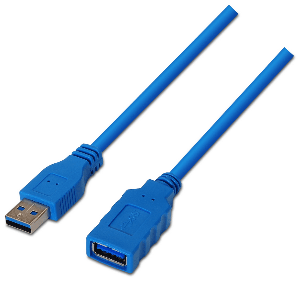 AISENS A105-0045 cable USB USB 3.2 Gen 1 (3.1 Gen 1) 1 m USB A Azul