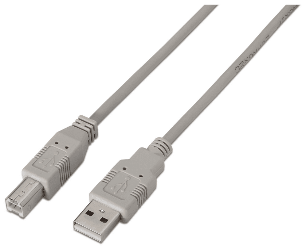 AISENS A101-0003 cable USB USB 2.0 3 m USB A USB B Beige