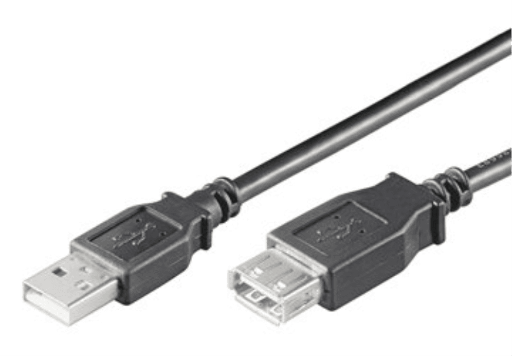 Ewent EC1012 cable USB 1,8 m USB 2.0 USB A Negro