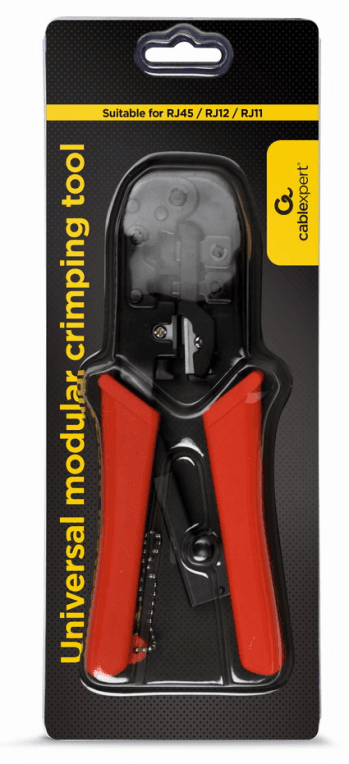 Gembird T-WC-02 crimpadora Negro, Naranja