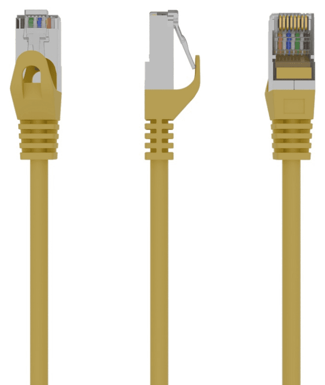 Gembird PP6-0.25M/Y cable de red Amarillo 0,25 m Cat6 F/UTP (FTP)