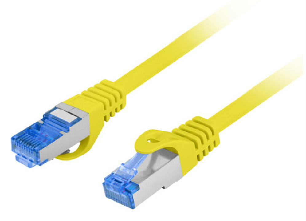 Lanberg PCF6A-10CC cable de red Amarillo 1 m Cat6a S/FTP (S-STP)